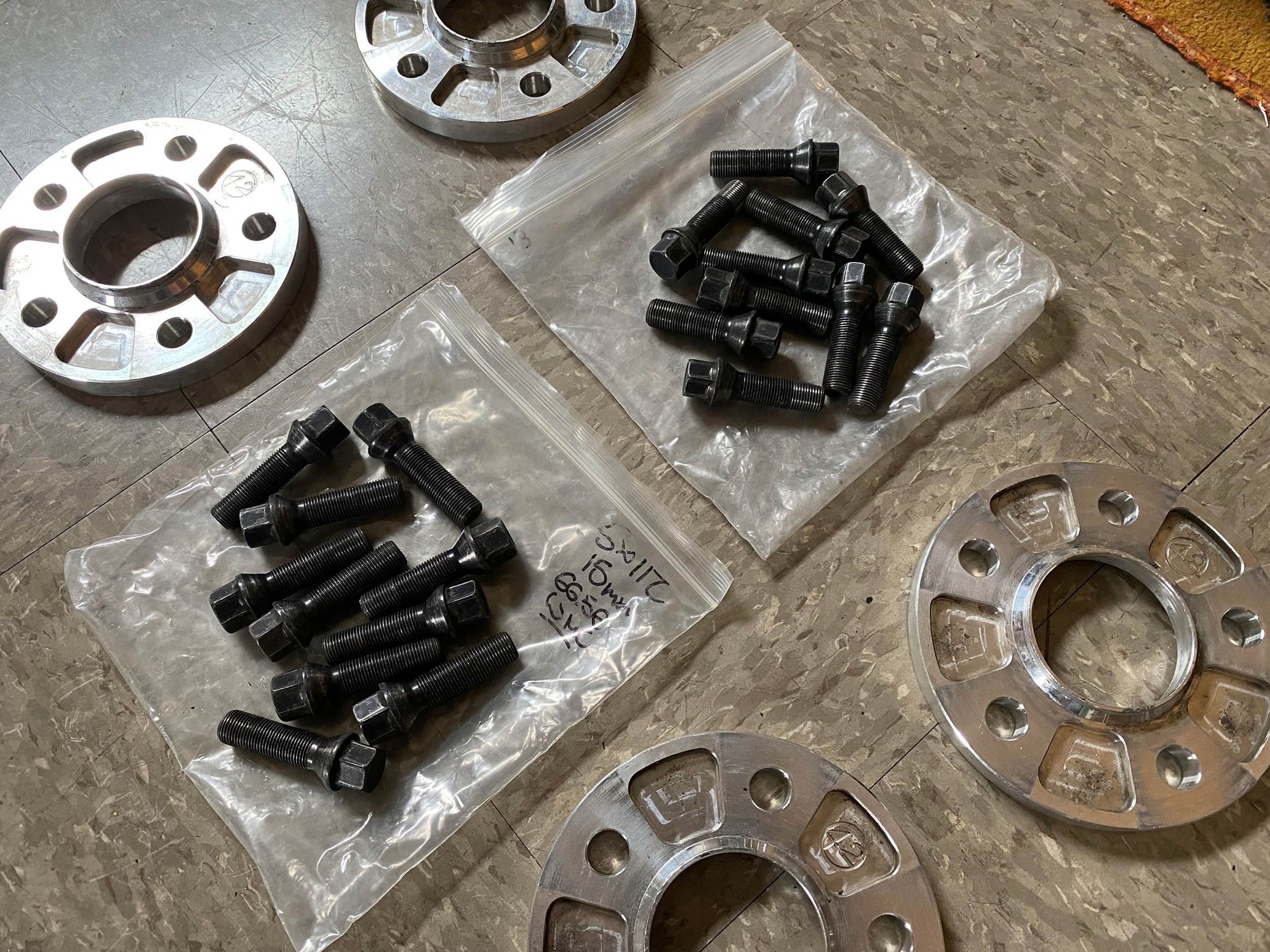 Wheels and Tires/Axles - 13mm & 15mm wheel spacers F56 5x112 - Used - 2014 to 2024 Mini F56: Mini Hatch/Hardtop - 2015 to 2024 Mini F55: 5-door Hatch - 2015 to 2024 Mini F54: Mini Clubman - 2015 to 2024 Mini Convertible - Los Angeles, CA 91208, United States
