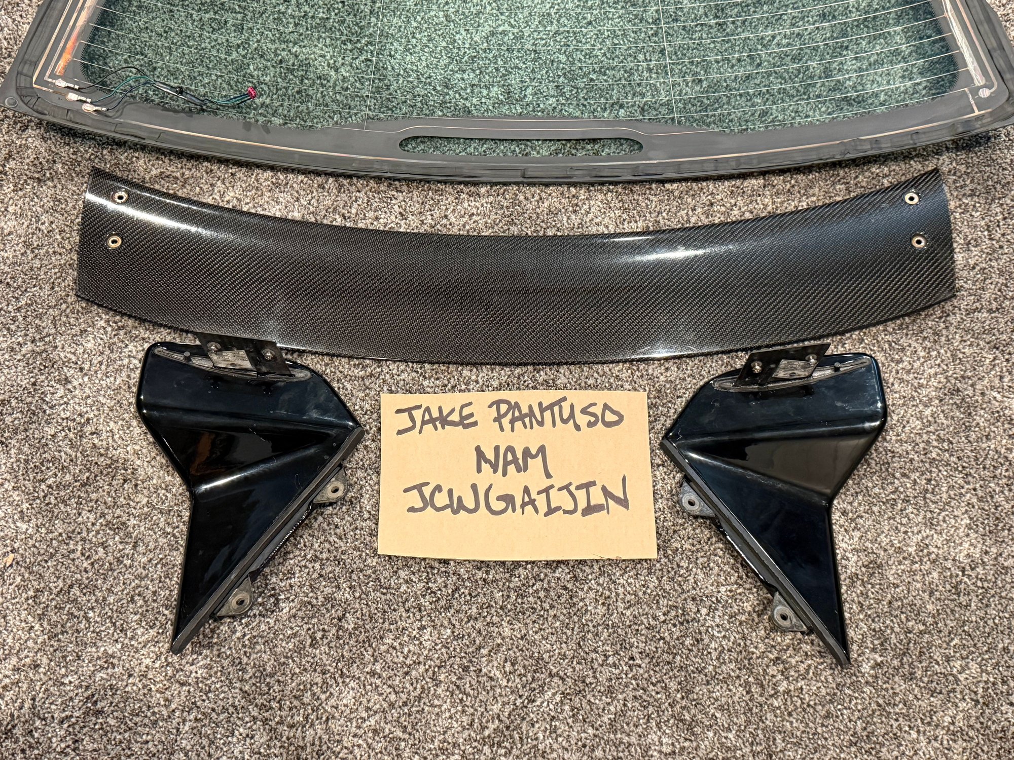 Exterior Body Parts - R53 GP1 Rear Wing/Glass - Used - 2002 to 2006 Mini R53: "Mk I" Mini Cooper S - Idaho Falls, ID 83402, United States