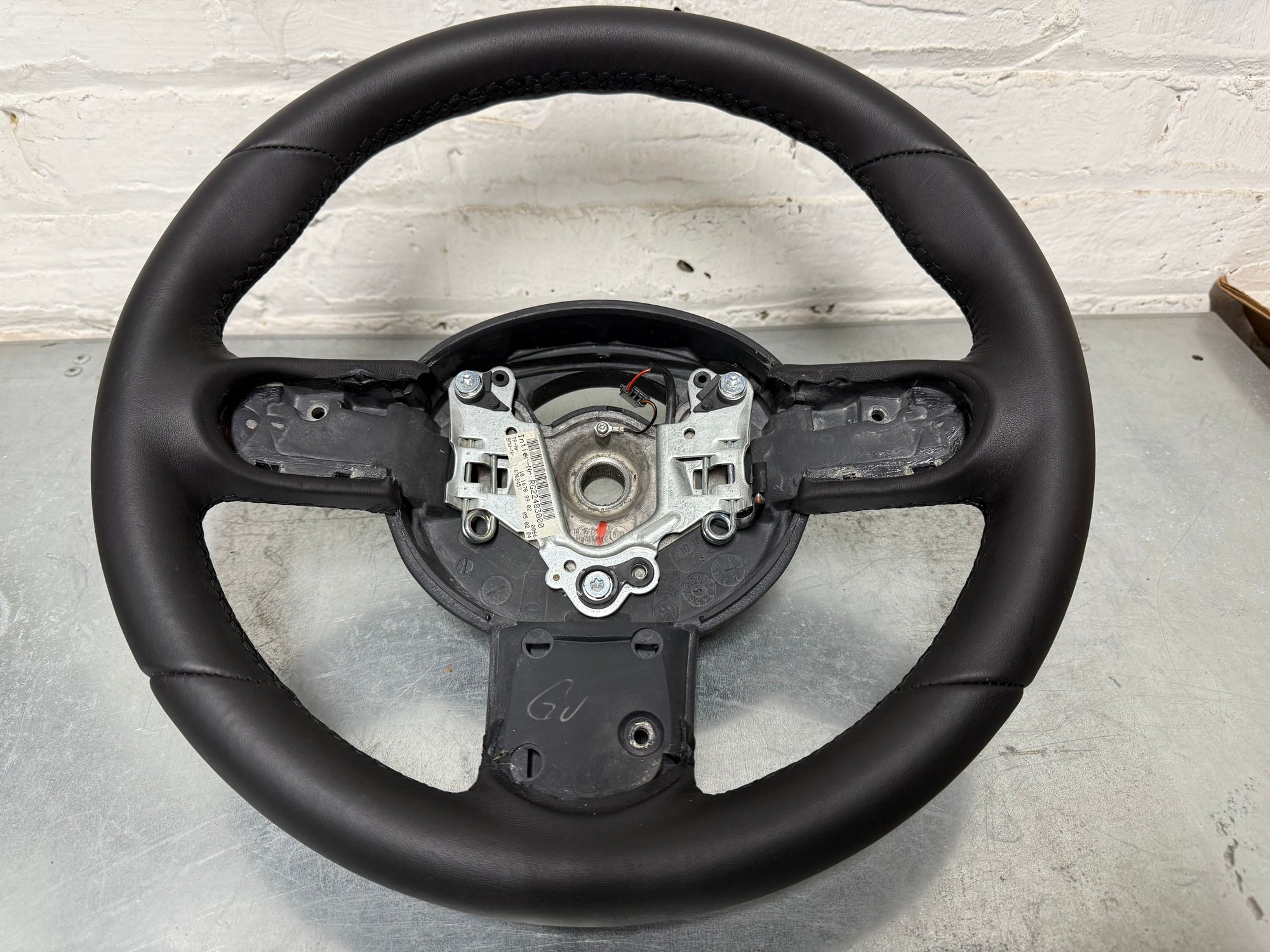 2005 Mini R53: "Mk I" Mini Cooper S - JCW Leather Steering Wheel - Accessories - $750 - Buffalo, NY 14226, United States