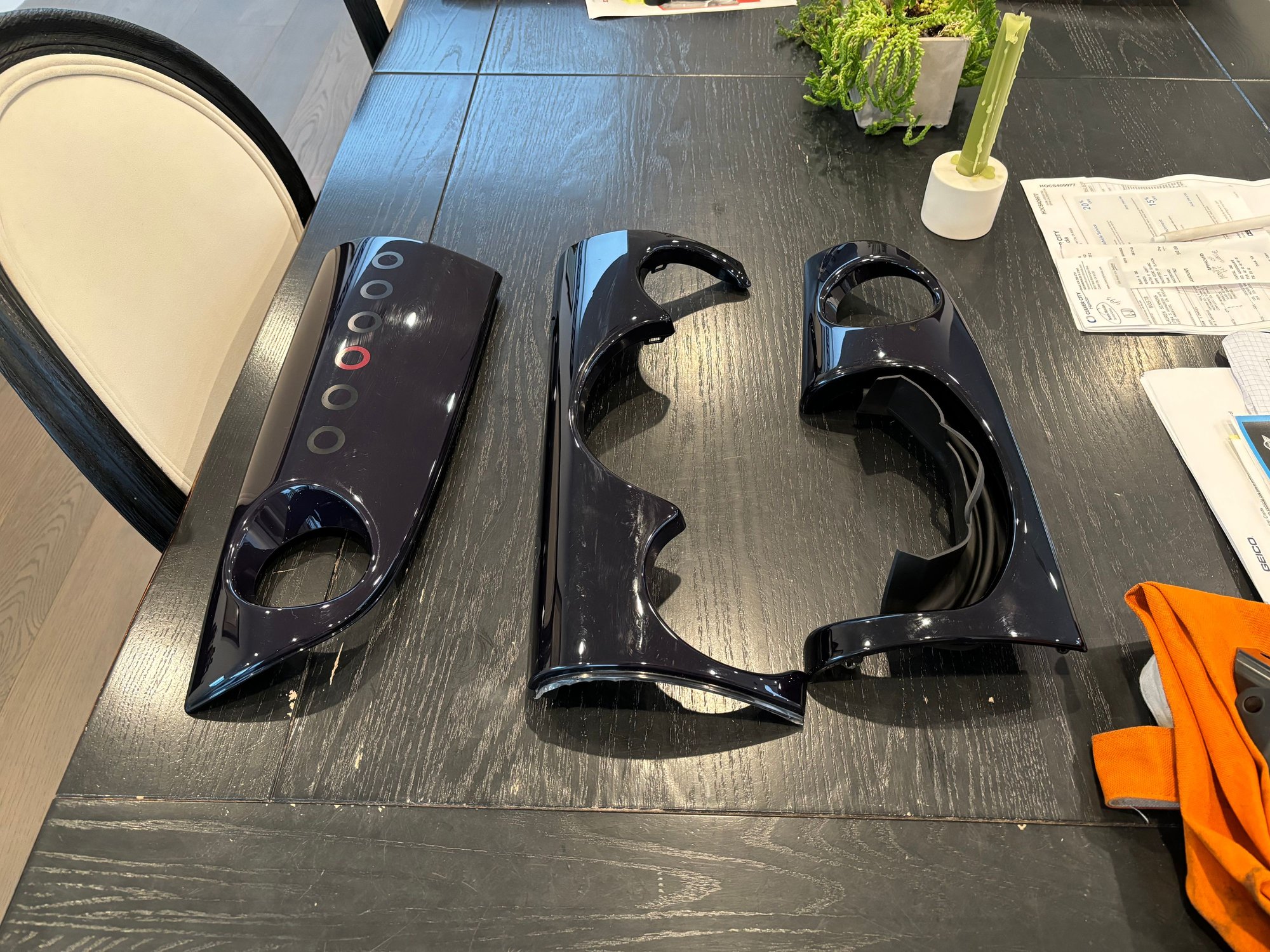 Interior/Upholstery - GENUINE MINI Interior Trim Kit Piano Black SEVEN 3-Piece Dash (FREE SHIPPING) - Used - 2004 to 2008 Mini Cooper - Cedar Park, TX 78641, United States