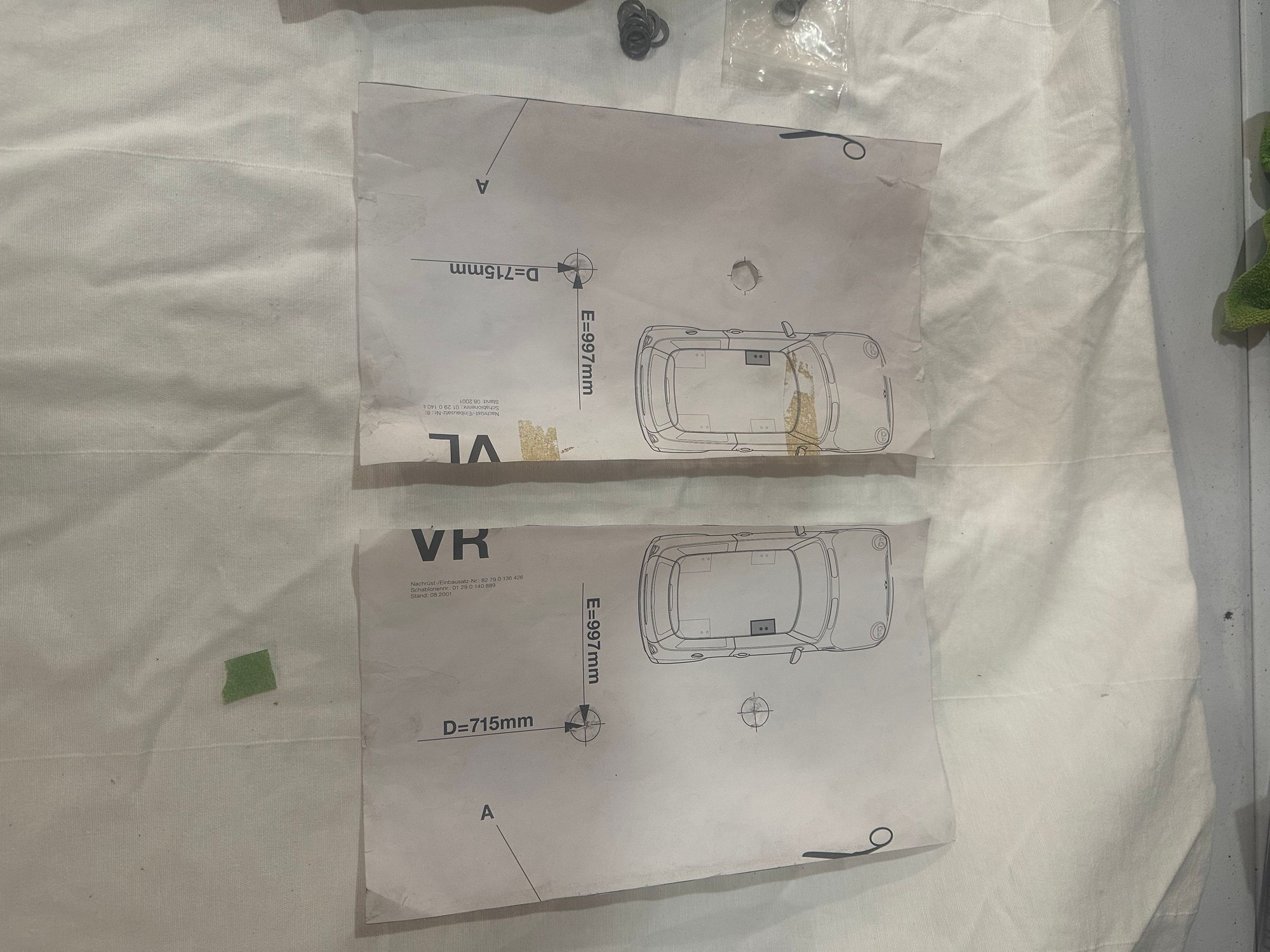 Exterior Body Parts - R53 Roof Rack Screw Cover 82-79-0-140-913 and installation kit - New - All Years  All Models - Montreal, QC H3H2J2, Canada