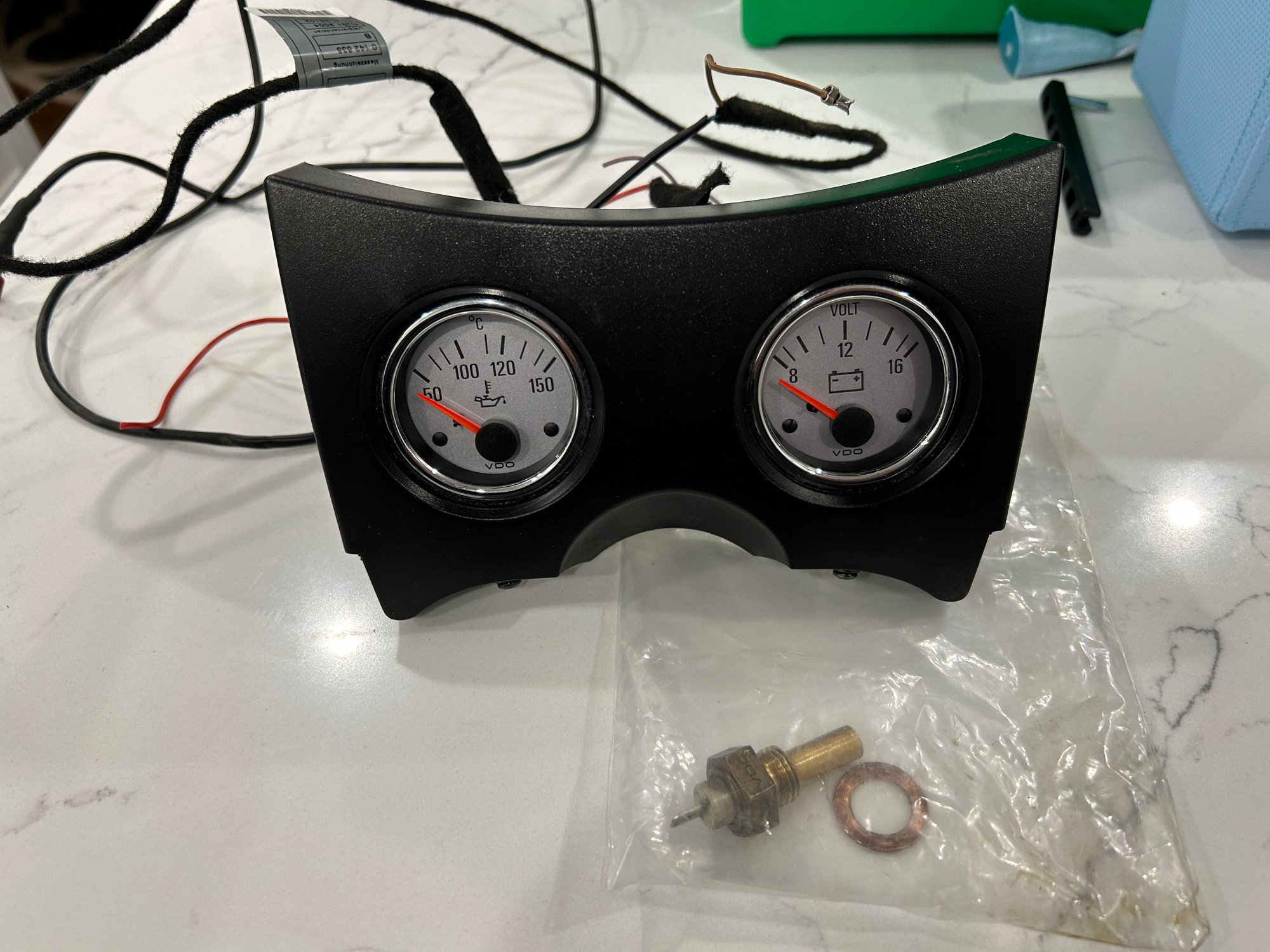 Interior/Upholstery - R53/R52 OEM Auxiliary Gauges Oil Temp & Battery Voltage OE Part# 82940015951 - Used - 0  All Models - Hillsboro, OR 97124, United States