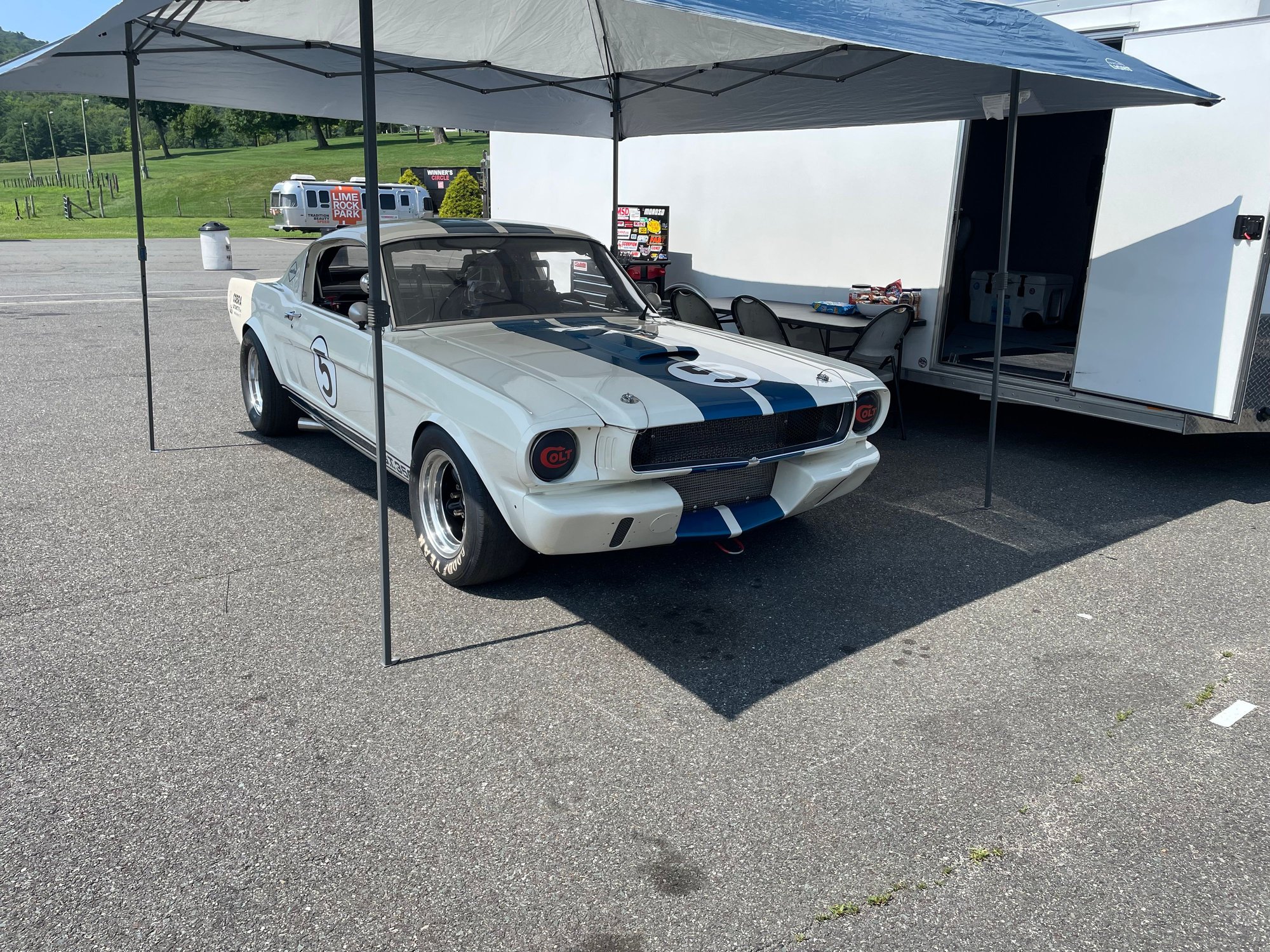 Vintage Factor Mustang race car