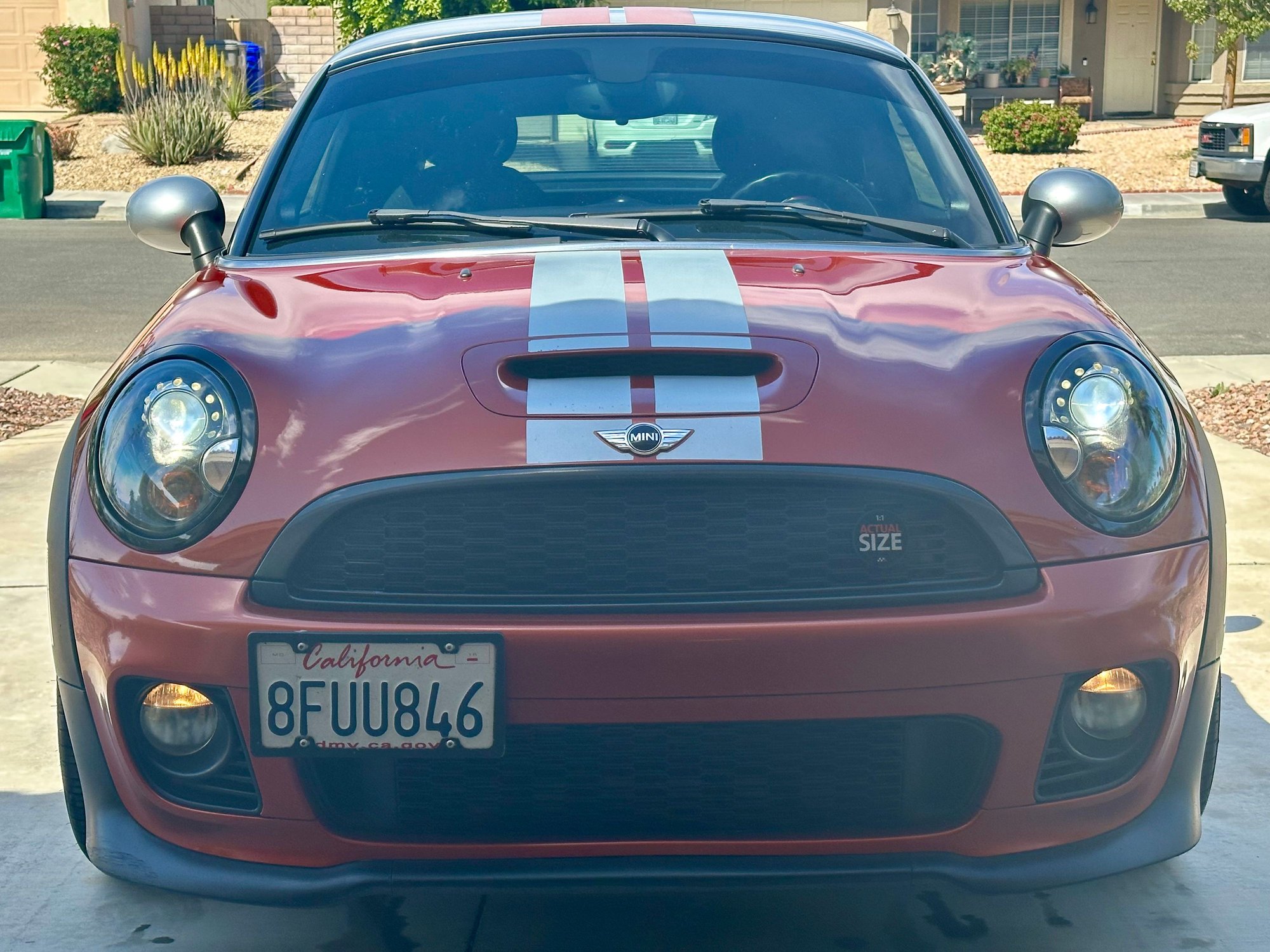 2013 Mini R58: Coupe - 2013 Mini Cooper Coupe S (1 owner- me) - Used - VIN WMWSX3C57DT408803 - 81,000 Miles - 4 cyl - 2WD - Manual - Coupe - Orange - Cathedral City, CA 92234, United States