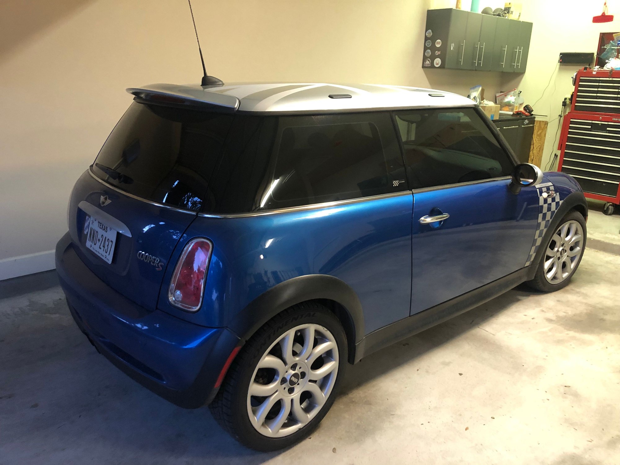 2006 Mini R53: "Mk I" Mini Cooper S - 2006 R53 Checkmate - Used - VIN WMWxxxxxx. - 4 cyl - 2WD - Manual - Hatchback - Blue - Austin, TX 78738, United States