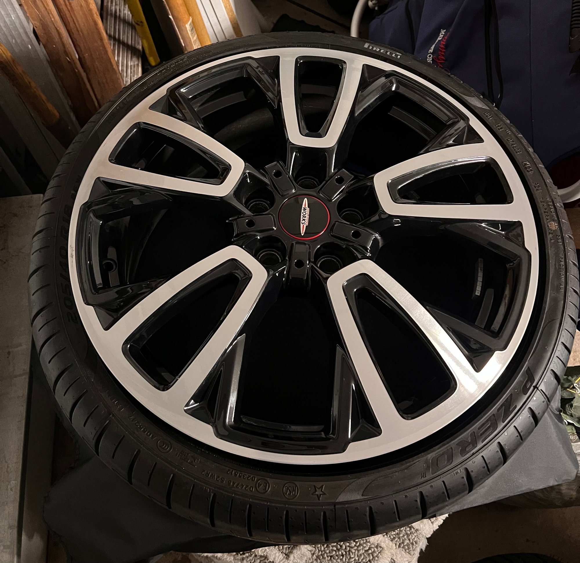 Wheels and Tires/Axles - OEM 18� JCW Circuit Spoke Wheels & Tires - Used - 2015 to 2025 Mini Cooper - Odessa, FL 33556, United States