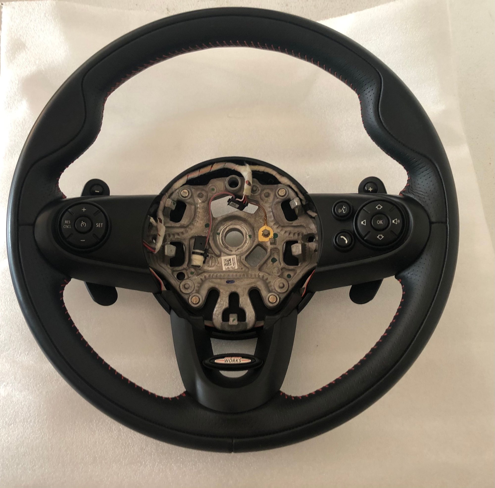 Steering/Suspension - MINI F56/F57 F5X JCW Paddle Shift Leather Steering Wheel - Used - 2014 to 2018 Mini Cooper - Magnolia, TX 77355, United States