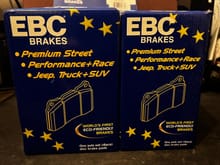 EBC Yellow Stuff Brake Pads - Front and Rear - Never Opened - 2011-2016 Sport and JCW - #04