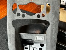 Alcantara covered center console cover. $100 plus shipping. 