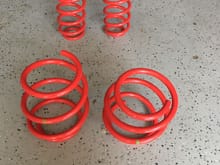 Never been used JCW springs. 

$120 for both front springs
$120 for both rear springs

$180 for all 4. 