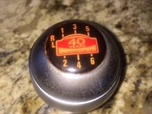 2004 MC40 gear knob, used condition, actually looks a bit better than this photo, $40 shipped.  I scored a new one - don't ask what I paid for it!