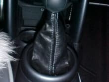 shift boot with new stitching