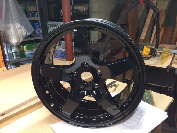 Clear coated NM wheels