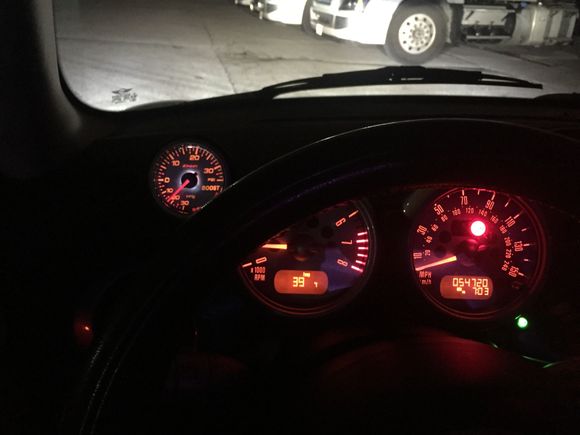 Boost gauge in