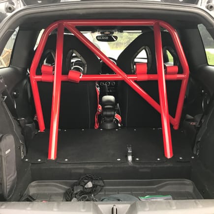 Sneed4Speed prototype roll cage and rear seat delete.