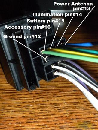 stereo wiring harness