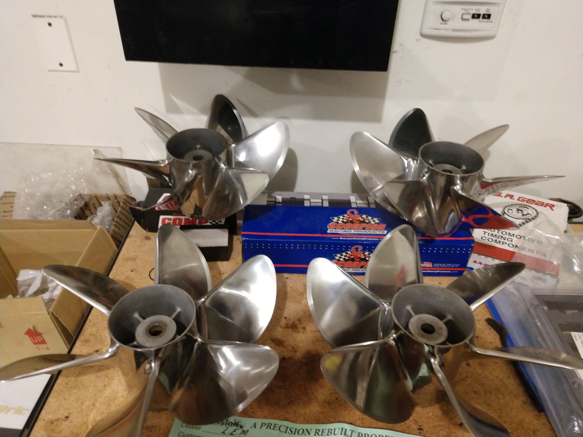 Hering props 6 blade 31p 35p 2 sets