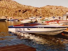 Our boat. Lake Mead