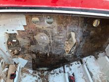 Transome on a Scarab Panther . You can see the water migration from the port exhaust 