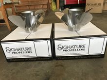 Received the four blade 32 props today, if these props perform as well as they  look I’ll be happy,Almost shame to get them dirty, LOL, 
I will be back in a couple weeks and I’ll try them out and update the thread