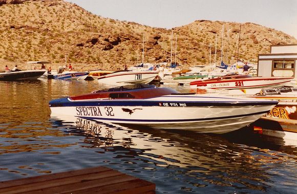 Our boat. Lake Mead