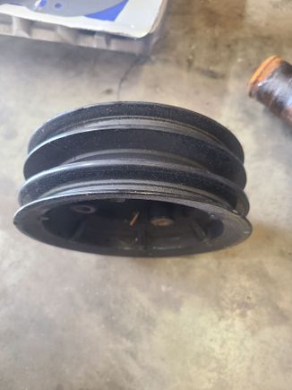 Stock 3 belt crank pulley $30.00