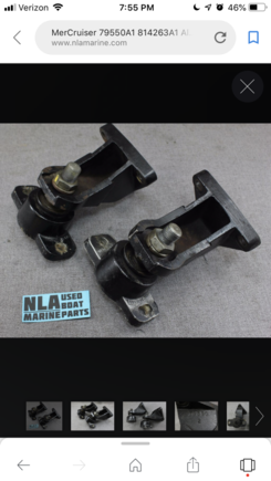 Are these style mounts ok for 850 hp engine? 