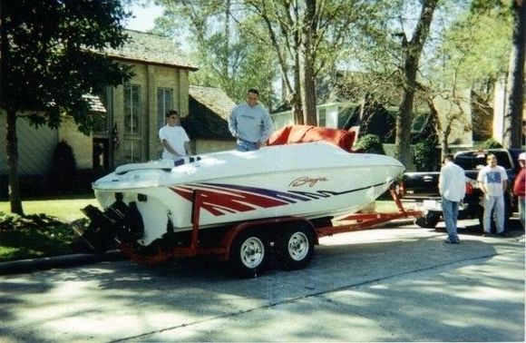 2000 Hammer, 454.  I thought I was the sh!t, I even had hair still.  Life was a lot more simple back then!