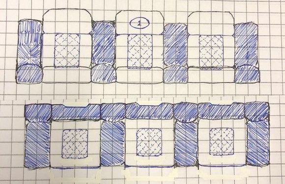 My initial sketch 