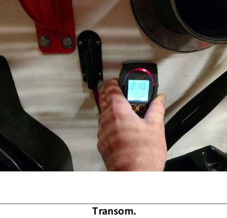 Moisture reading of 210