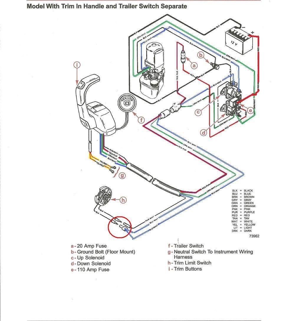 Drive goes down not up - Offshoreonly.com  Mercury 3 Wiring Trim Motor Wire Diagram    Offshoreonly.com