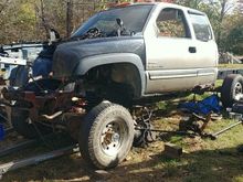 03 cab and frame with D60 axle