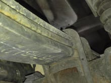 Leaf springs on the driver's side of my 2005 GMC 1500 VHO 6.0L Performance Edition truck