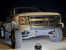 First impressions of the work.... Brake pedal travel sucks.  I hope Hydroboost helps.  The only solution i know.  I swapped in the bigger 1.25" master and its not enough.  I think thats the biggest master that is vacum boosted and bolts in?  The gearing change is awesome!!   Truck came alive.  3.73s and 35s suck!!!   Also need a longer passenger side e brake cable.  
