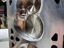 Texas Speed Brawler LS3 Style CNC Ported Cylinder Head chamber