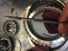 Slight bowing of the 3-5-r clutches!!!