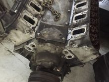 Got the l92 today..everything from intake to oil pan, but had to send the oil pan back on the core it had the oil level sensor innit anyway so not a big deal.... Now to decide which is going in!!! The l92 bored probably .010 or .020 over to clean up the piston slap or the l96..... Decisions decisions!!!