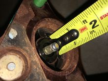 This is the inside of the Hydroboost where the master cylinder fits inside.