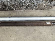 Stock steel shaft vs broken 4" aluminum