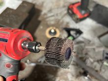 Used this ti clean it up after the rough bit. 