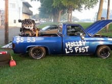 5.3 powered '87 Chevy Truck at LS fest 2014