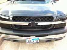 after painting the grill