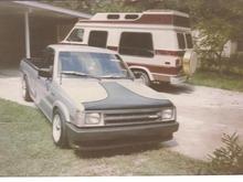 My 1987 Mazda Lowrider only had it a couple years but  while but i had it screaming while i had it. this was in 88 when low rider trucks were all the rage. My back will never be the same.