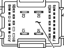 Underhood Relay Panel - "X1" Connector