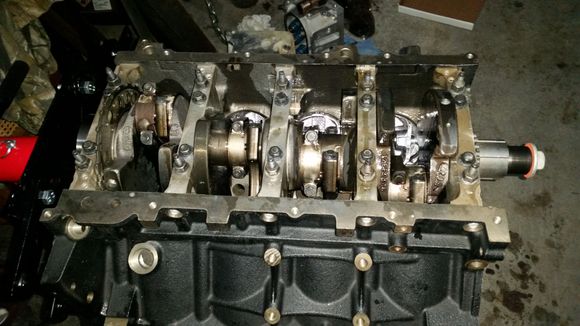 Really happy with the machine shop, granted i only used plastigage and not a dial bore indicator but all the rods measured .0015, same as the mains except number 1 main which was .002
