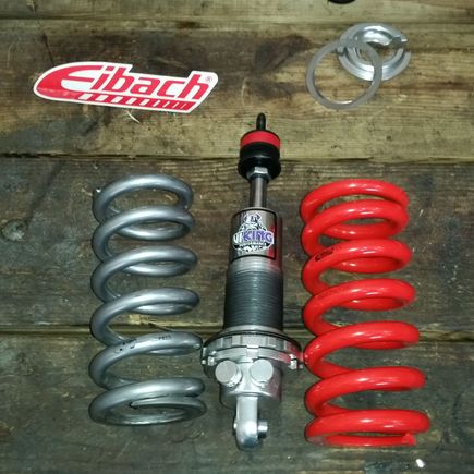 650# viking coil on the left, Eiback 1200# spring on right