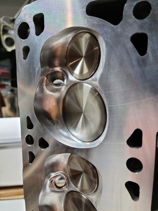 Texas Speed Brawler LS3 Style CNC Ported Cylinder Head chamber