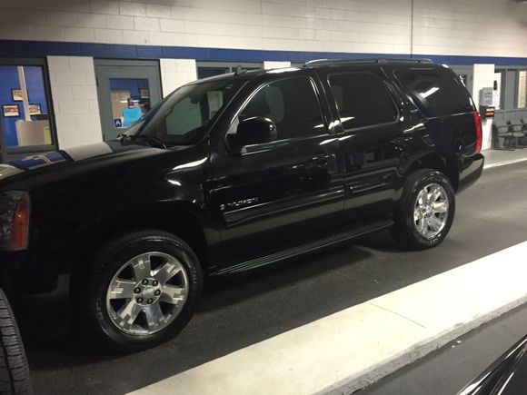 The night i test drove it and sign paperwork
