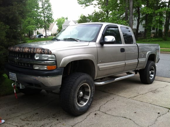 Not completely black, but the face of the wheels are..... I miss the truck being pewter... Lol!!!