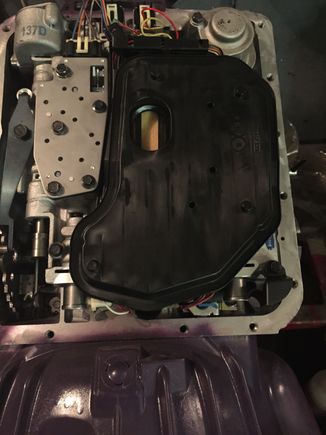 Filter seal changed and filter in place